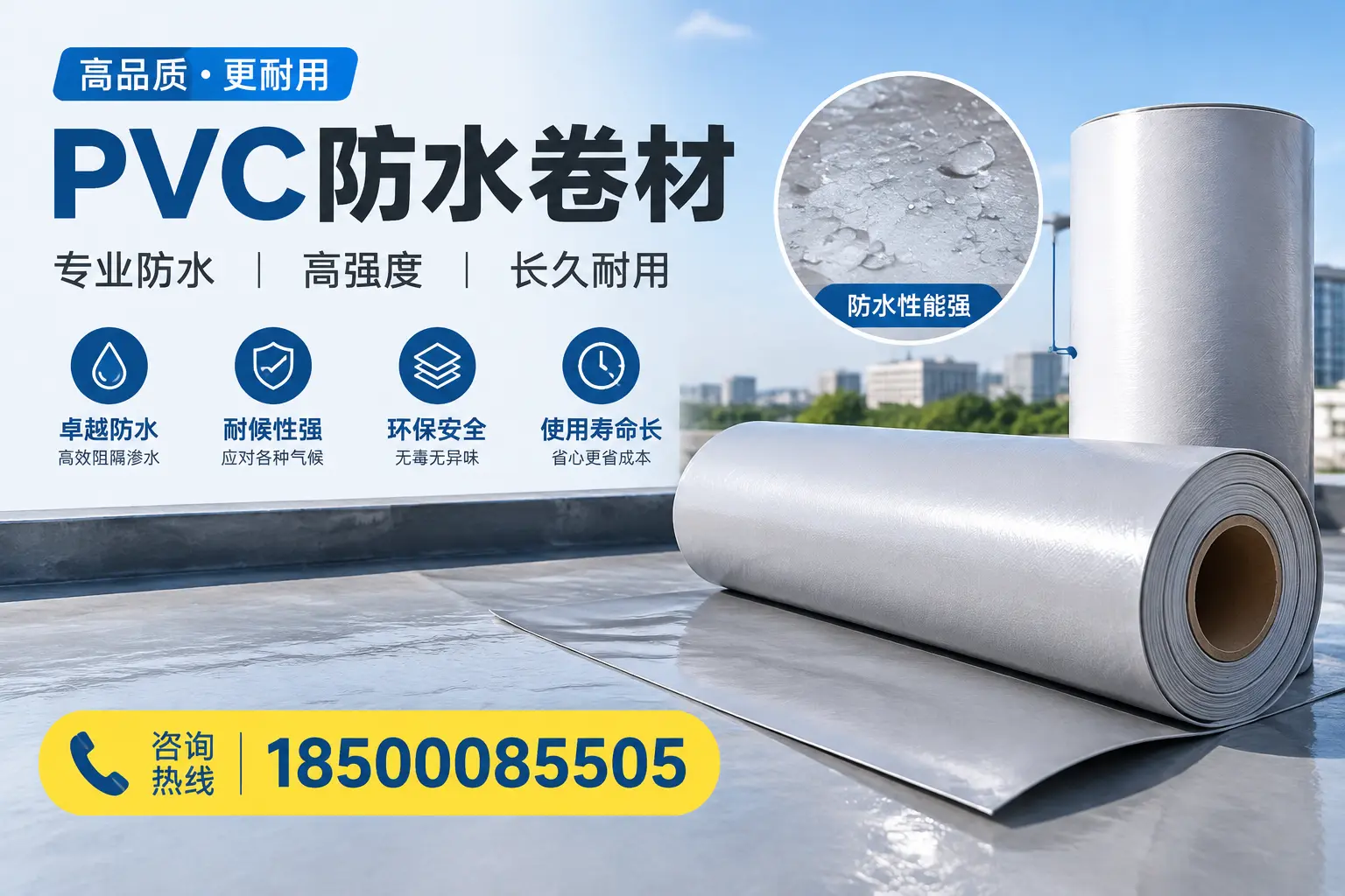 PVC防水卷材的安装方法与注意事项，黄冈用户必看
